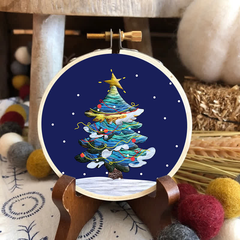 Rubbyoo Embroidery Kit - Merry Christmas Tree - image 3