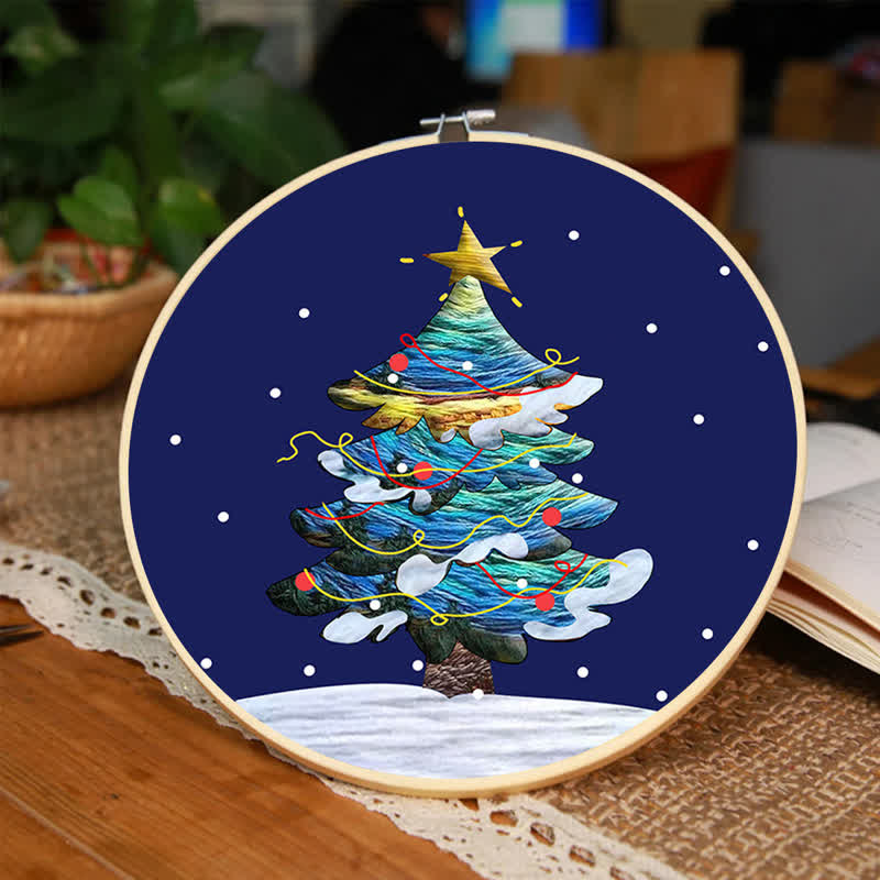 Rubbyoo Embroidery Kit - Merry Christmas Tree - image 2