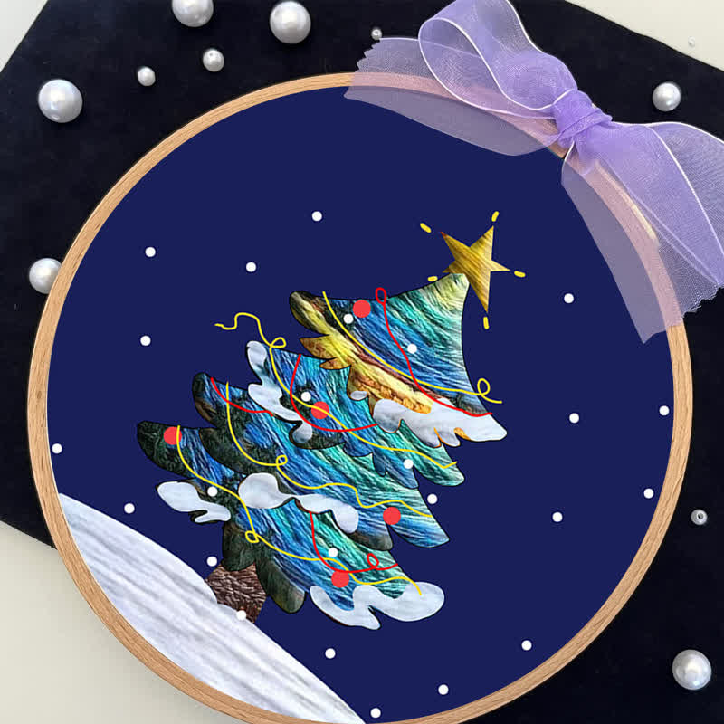 Rubbyoo Embroidery Kit - Merry Christmas Tree - image 5