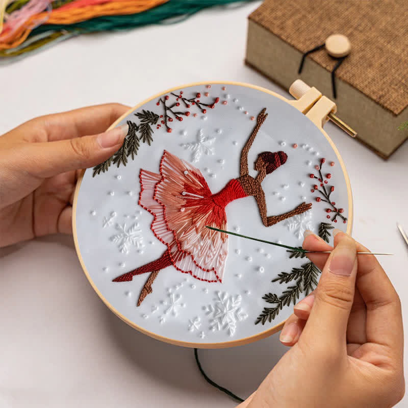 Rubbyoo Embroidery Kit - Nutcracker Sweets Christmas Ballet  - image 2