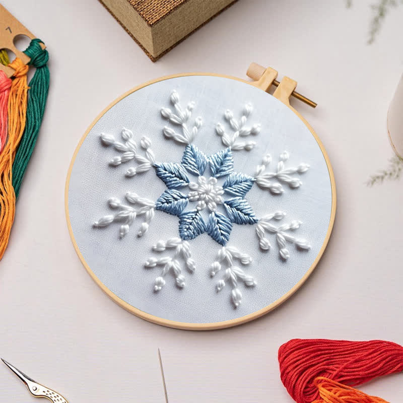 Rubbyoo Embroidery Kit - Snowflakes - image 5