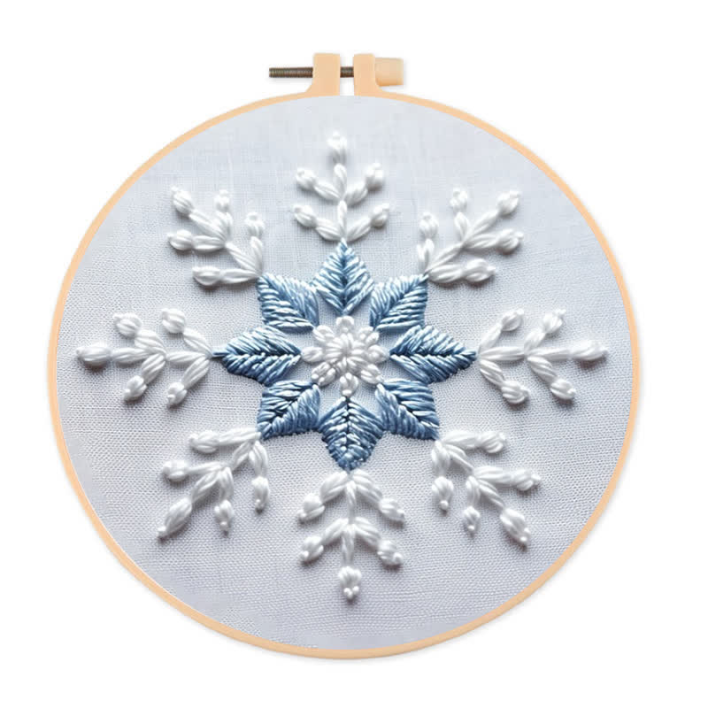 Rubbyoo Embroidery Kit - Snowflakes - image 1