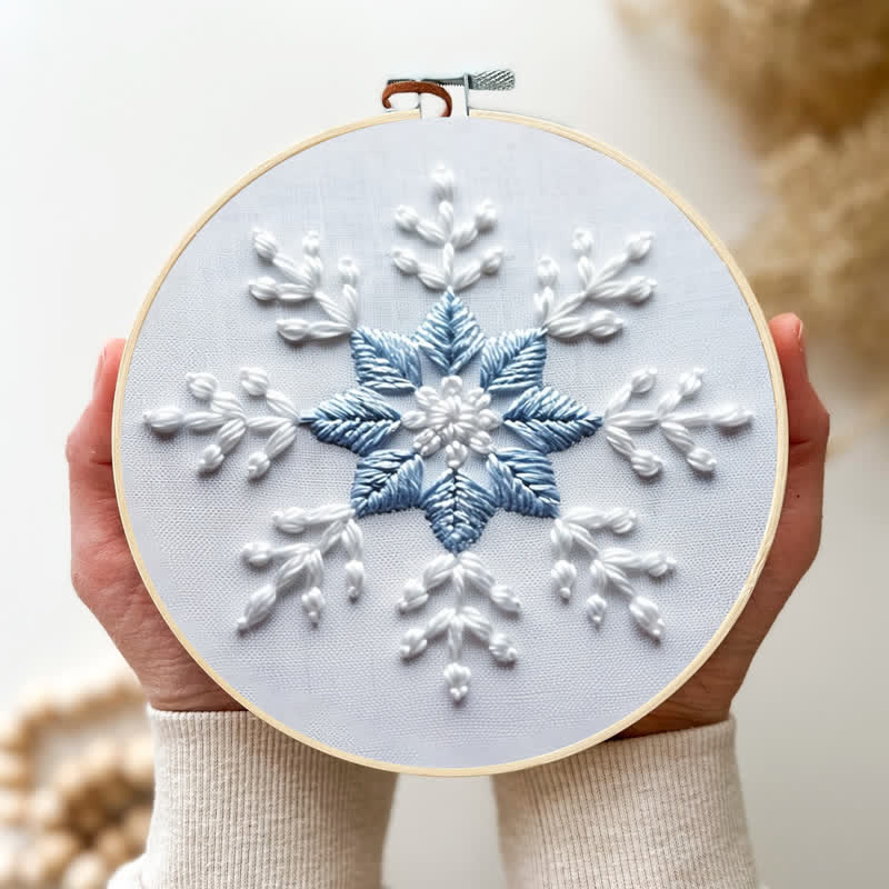 Rubbyoo Embroidery Kit - Snowflakes - image 3