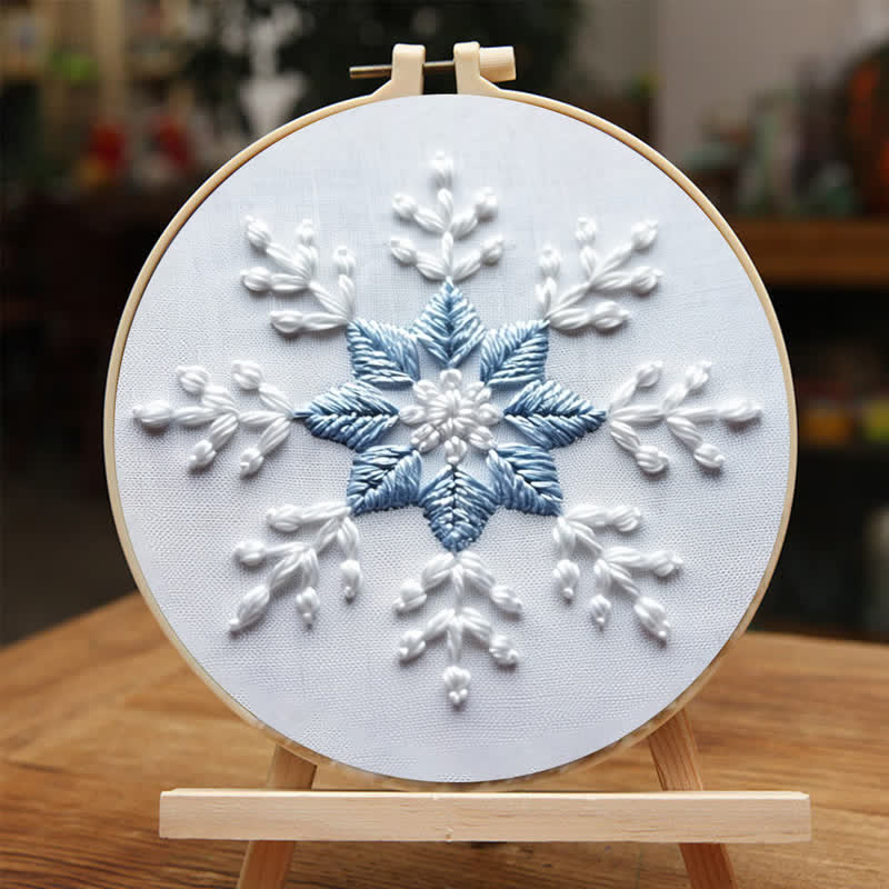 Rubbyoo Embroidery Kit - Snowflakes - image 2