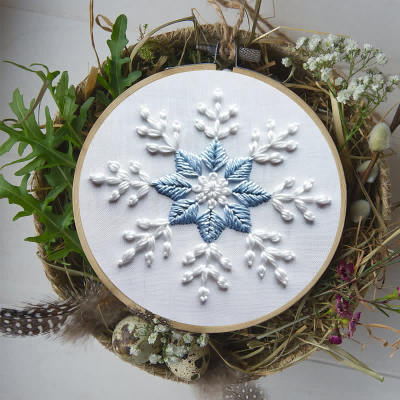 Rubbyoo Embroidery Kit - Snowflakes - image 8