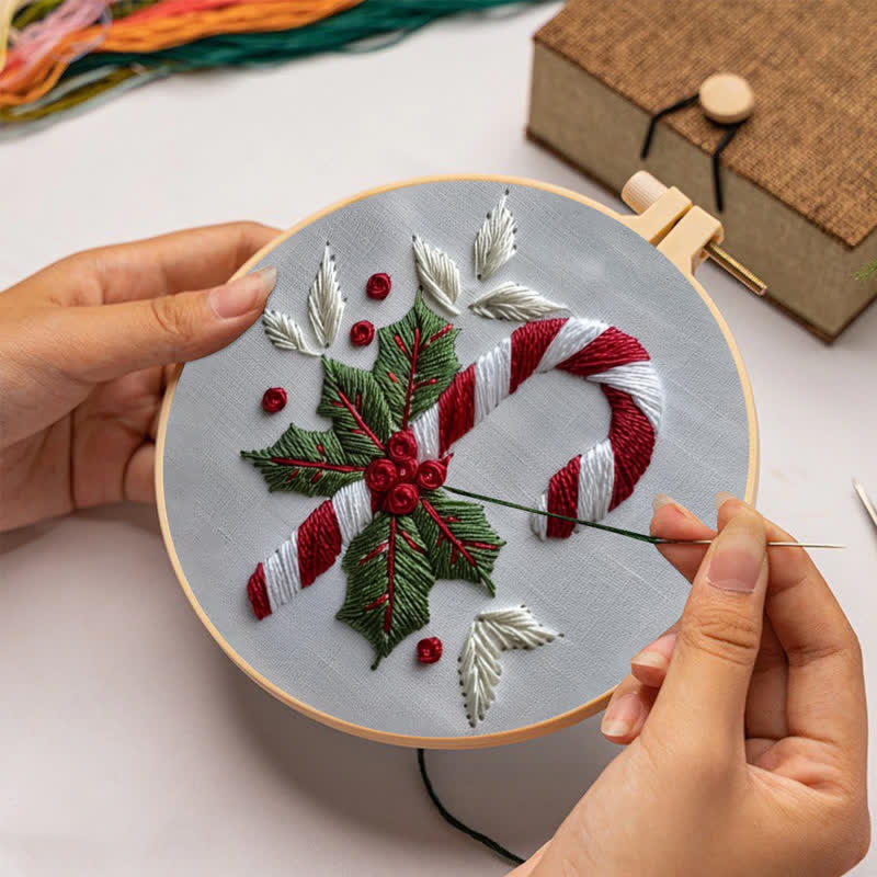 Rubbyoo Embroidery Kit - Candy Cane - image 3