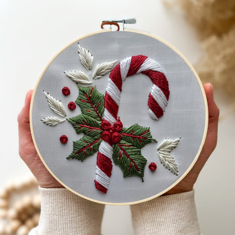 Rubbyoo Embroidery Kit - Candy Cane - image 2