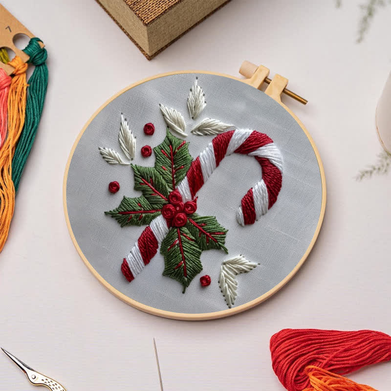 Rubbyoo Embroidery Kit - Candy Cane - image 5