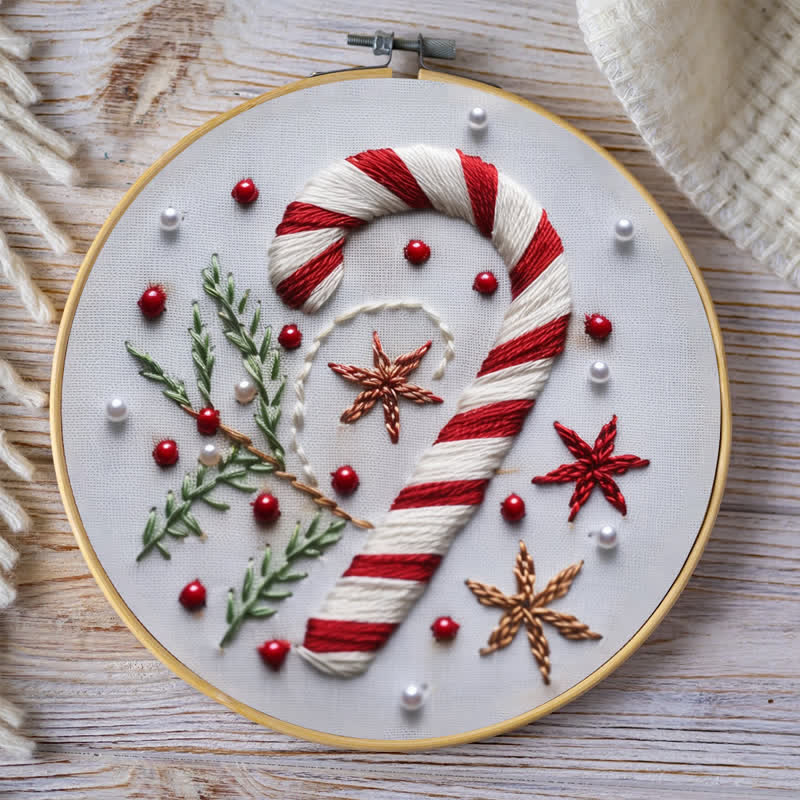 Rubbyoo Embroidery Kit -"Magnificent Mini - Candy Cane" - image 8