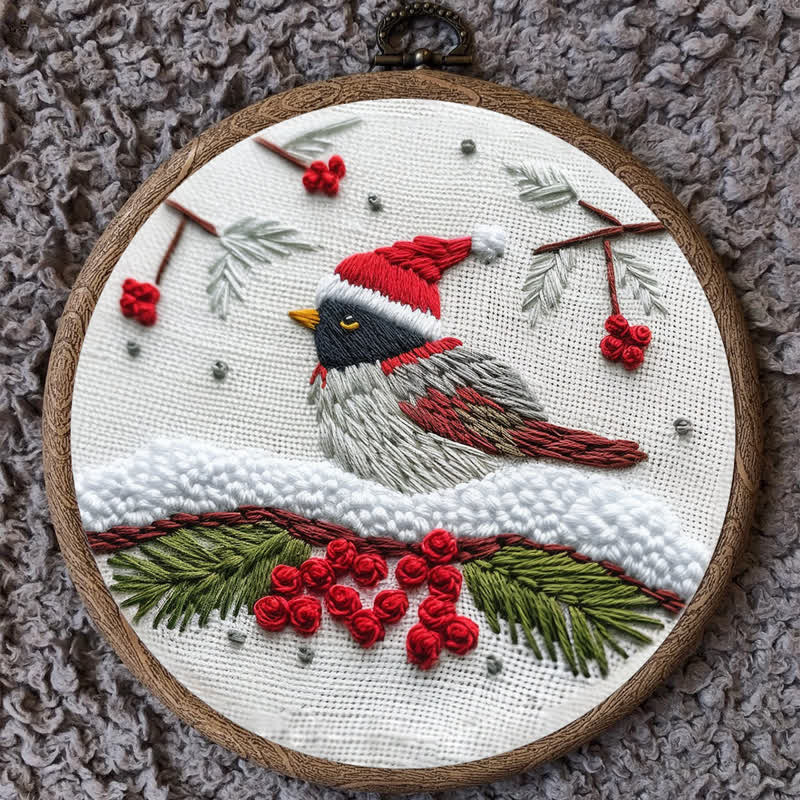 Rubbyoo Embroidery Kit - "Little sparrow"  Christmas Gift  - image 8