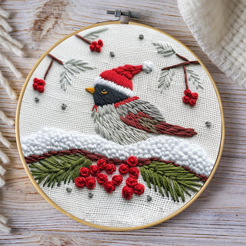 Rubbyoo Embroidery Kit - "Little sparrow"  Christmas Gift  - image 7