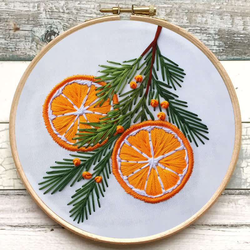 Rubbyoo Embroidery Kit - Orange slice 2 - image 6