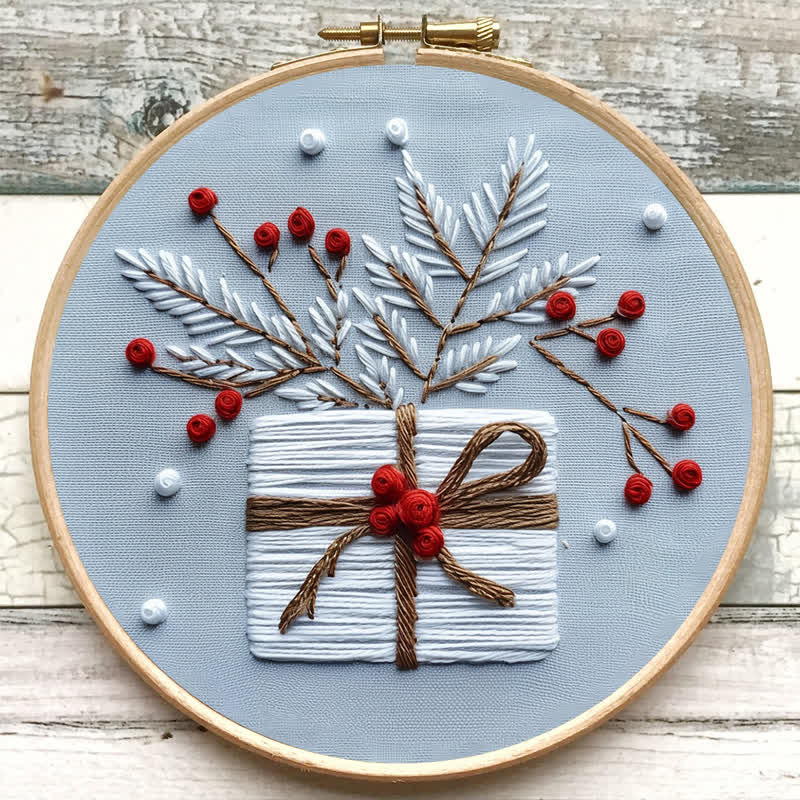 Rubbyoo Embroidery Kit - Christmas Gift Box - image 6