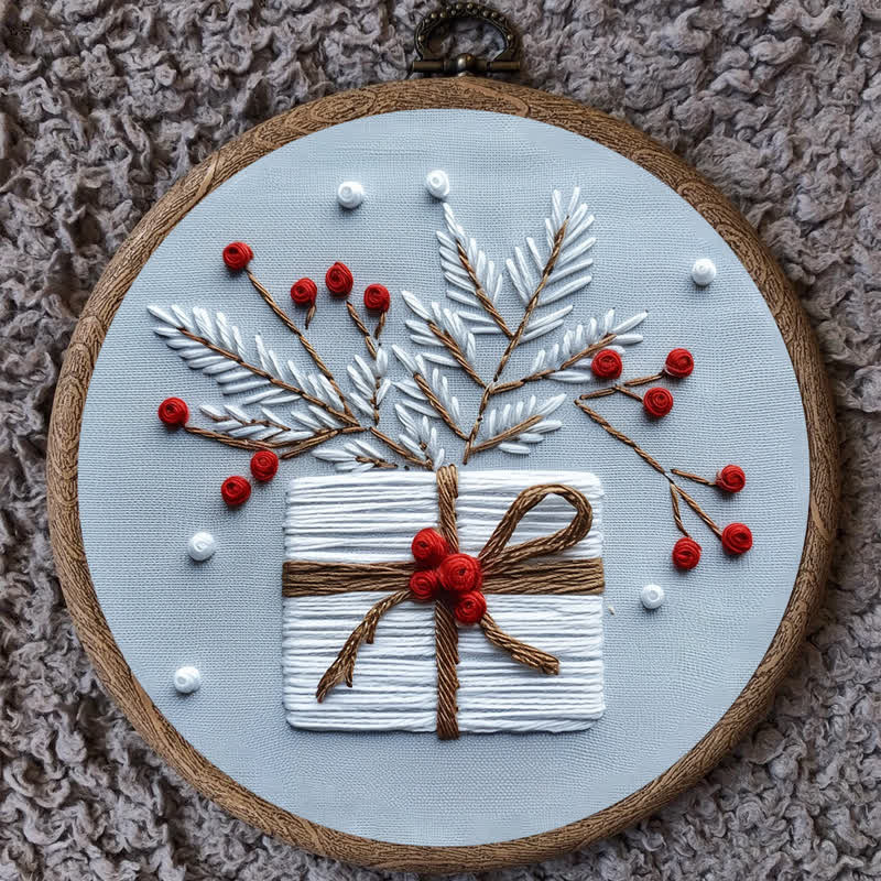 Rubbyoo Embroidery Kit - Christmas Gift Box - image 9