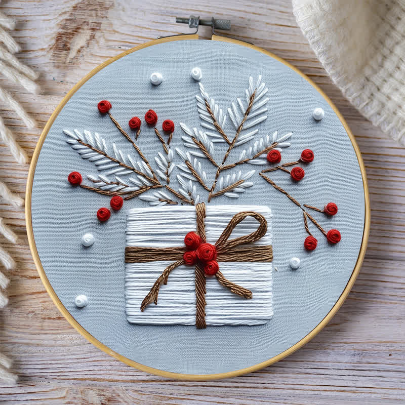 Rubbyoo Embroidery Kit - Christmas Gift Box - image 7