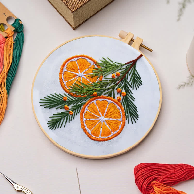 Rubbyoo Embroidery Kit - Orange slice 2 - image 4