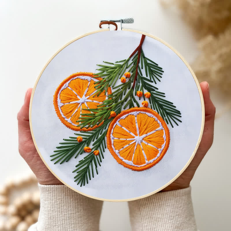 Rubbyoo Embroidery Kit - Orange slice 2 - image 3