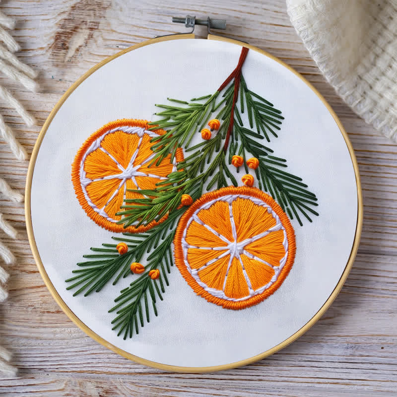 Rubbyoo Embroidery Kit - Orange slice 2 - image 7