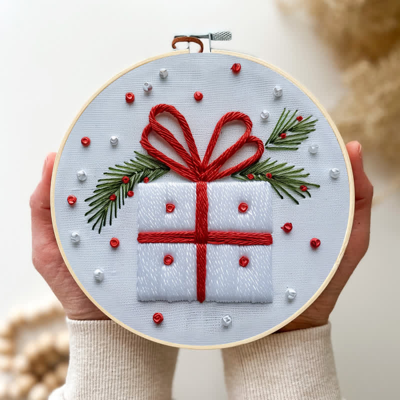 Rubbyoo Embroidery Kit - Christmas Present - image 2
