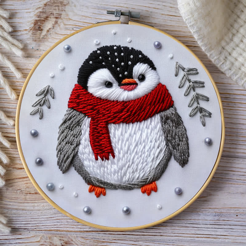 Rubbyoo Embroidery Kit - Cute Christmas Penguin - image 7