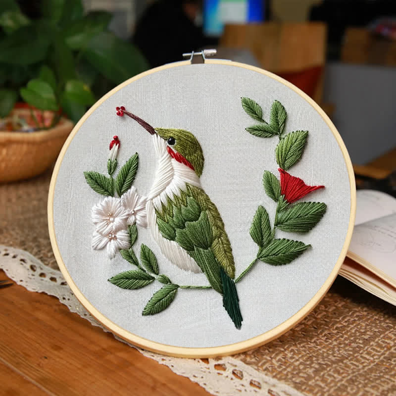 Rubbyoo Embroidery Kit - Hummingbird - image 2