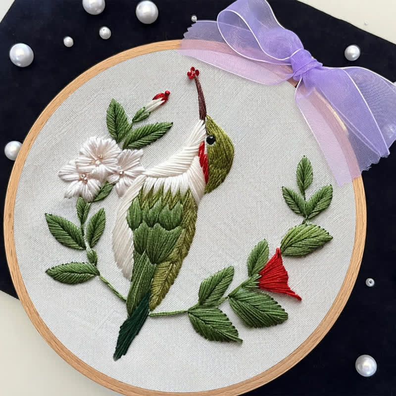 Rubbyoo Embroidery Kit - Hummingbird - image 4
