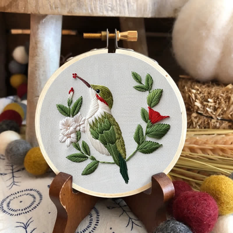 Rubbyoo Embroidery Kit - Hummingbird - image 6