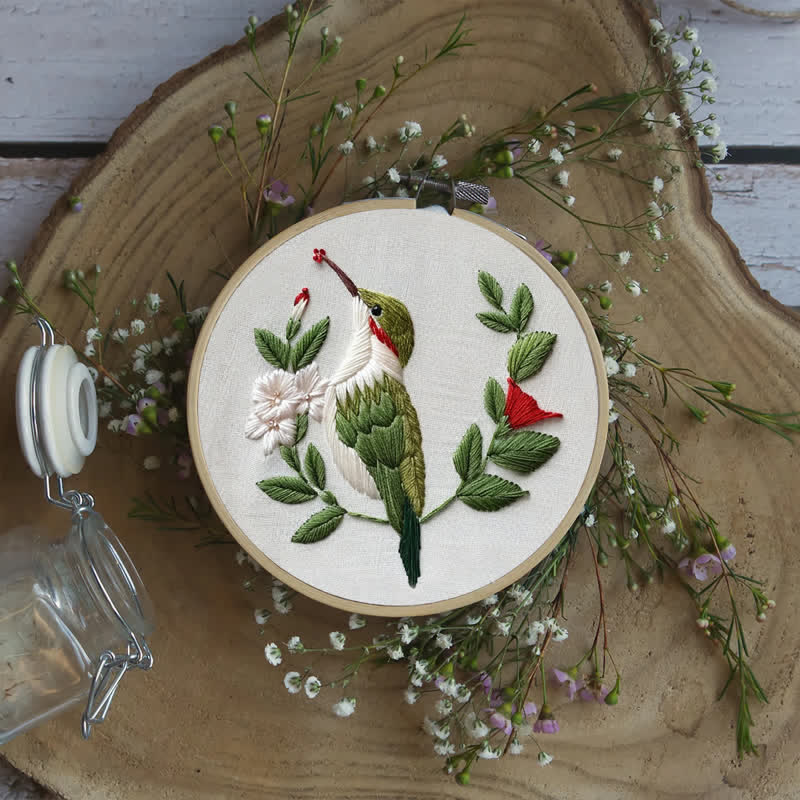 Rubbyoo Embroidery Kit - Hummingbird - image 7