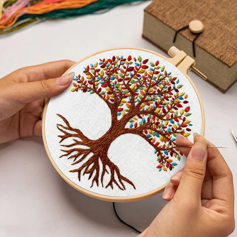 Rubbyoo Embroidery Kit - Tree Of Life - image 2