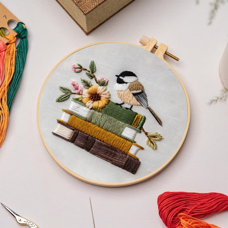 Rubbyoo Embroidery Kit - Reading Time - image 5