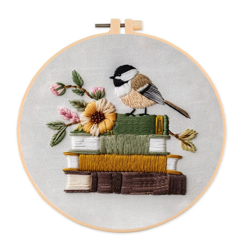 Rubbyoo Embroidery Kit - Reading Time - image 1