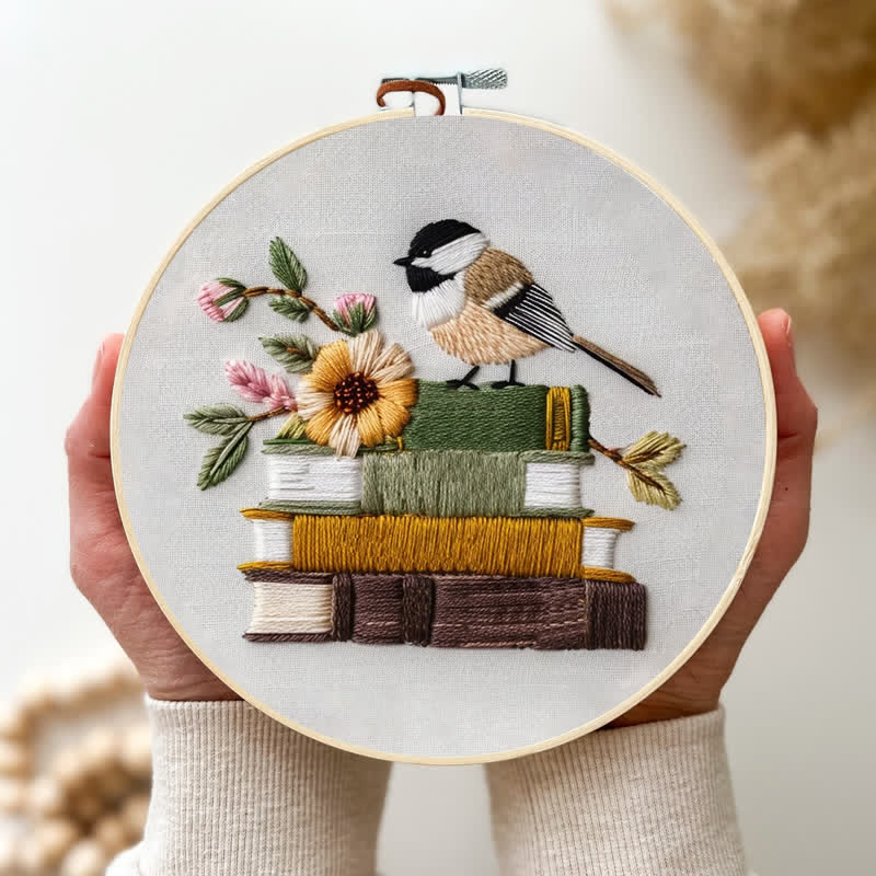 Rubbyoo Embroidery Kit - Reading Time - image 3