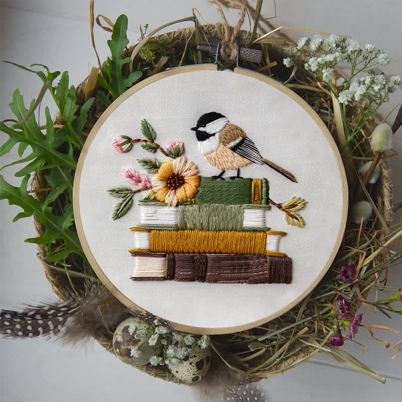 Rubbyoo Embroidery Kit - Reading Time - image 7