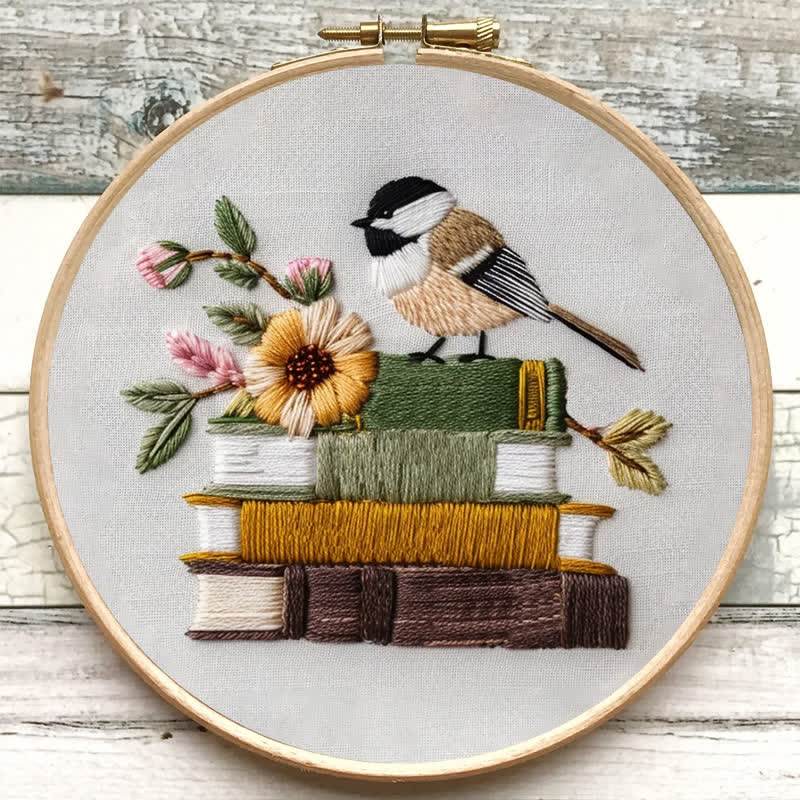 Rubbyoo Embroidery Kit - Reading Time - image 6