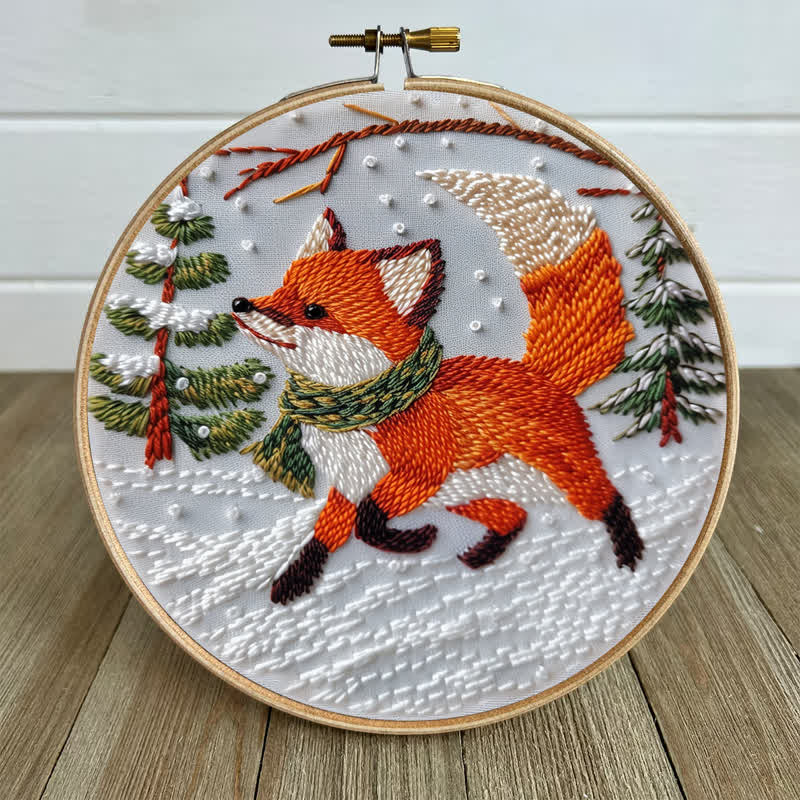 Rubbyoo Embroidery Kit - Cute  Red Fox  - image 5