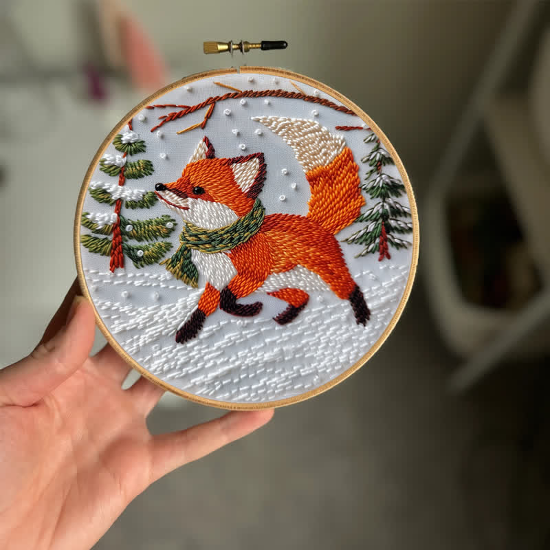 Rubbyoo Embroidery Kit - Cute  Red Fox  - image 2