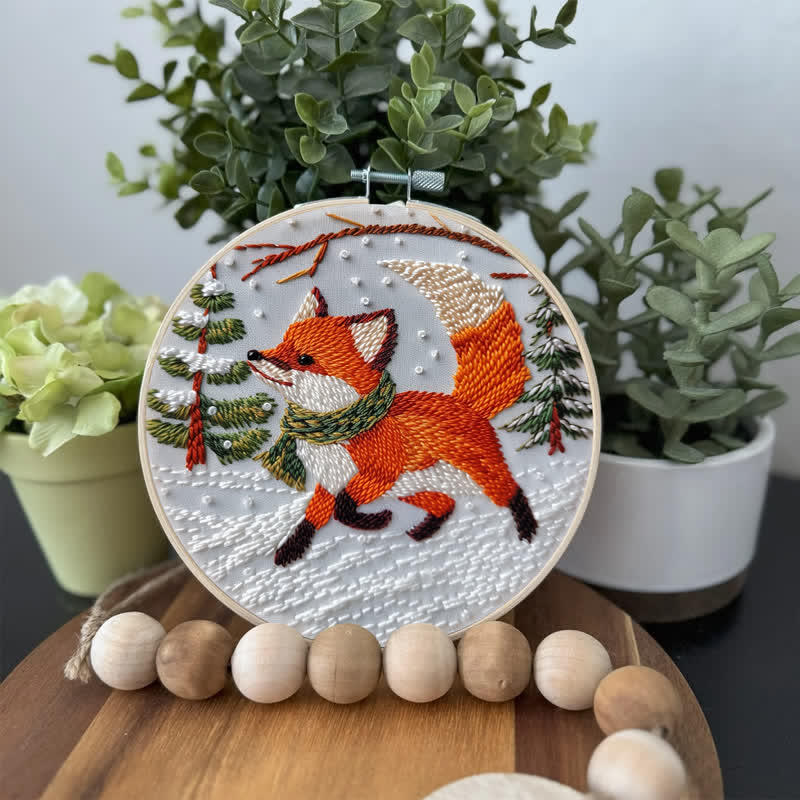 Rubbyoo Embroidery Kit - Cute  Red Fox  - image 3