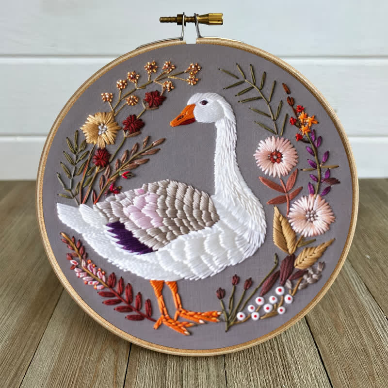 Rubbyoo Embroidery Kit - Winter Goose - image 7