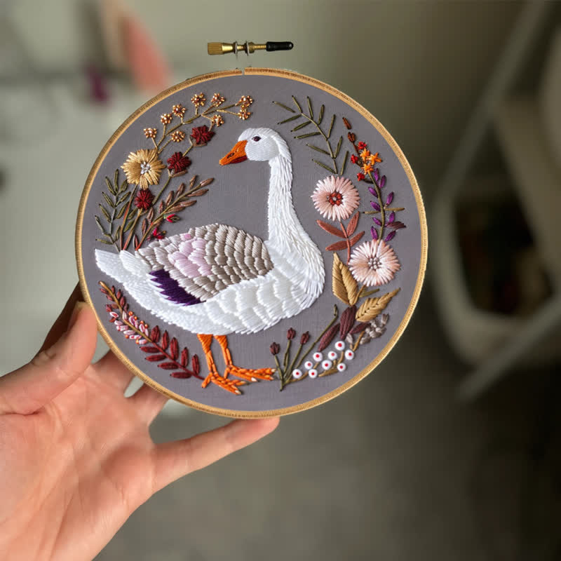 Rubbyoo Embroidery Kit - Winter Goose - image 2