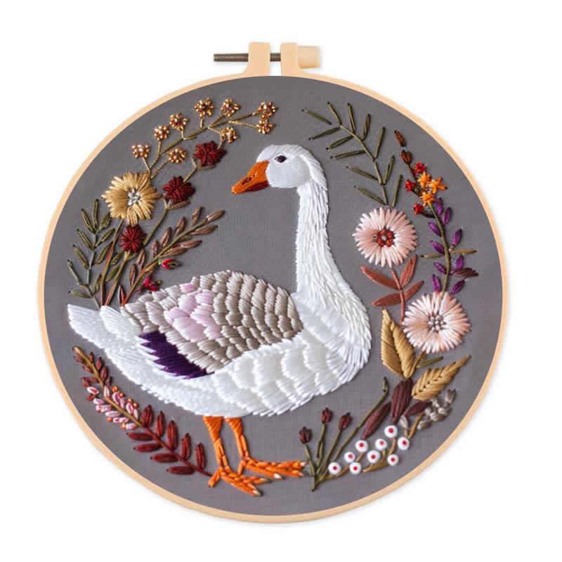 Rubbyoo Embroidery Kit - Winter Goose - image 1
