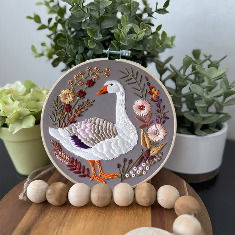 Rubbyoo Embroidery Kit - Winter Goose - image 3