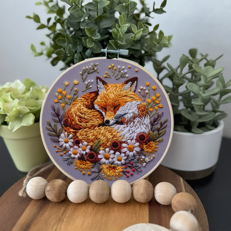 Rubbyoo Embroidery Kit - Woodland Fox