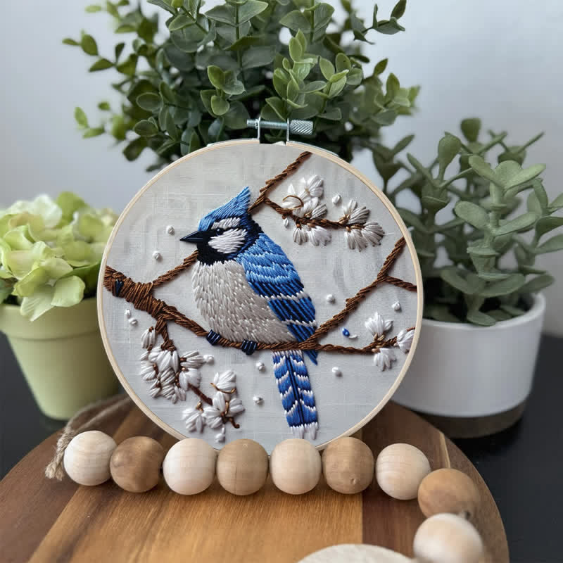 Rubbyoo Embroidery Kit - Blue Bird - image 4