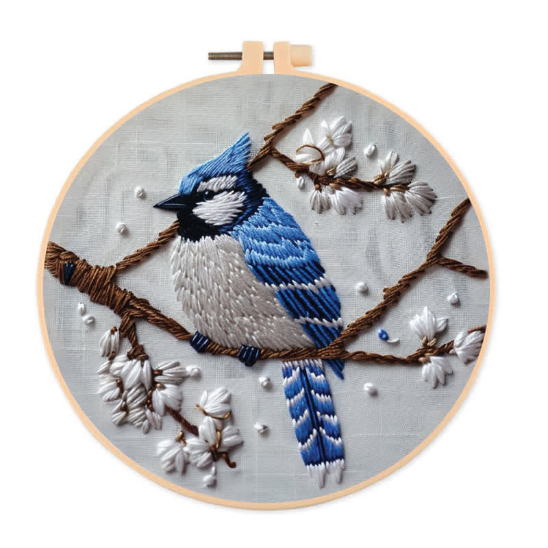 Rubbyoo Embroidery Kit - Blue Bird - image 1