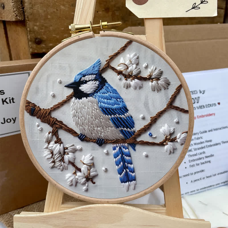 Rubbyoo Embroidery Kit - Blue Bird - image 7