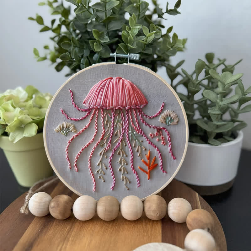 Rubbyoo Embroidery Kit - Happy Jellyfish - image 5