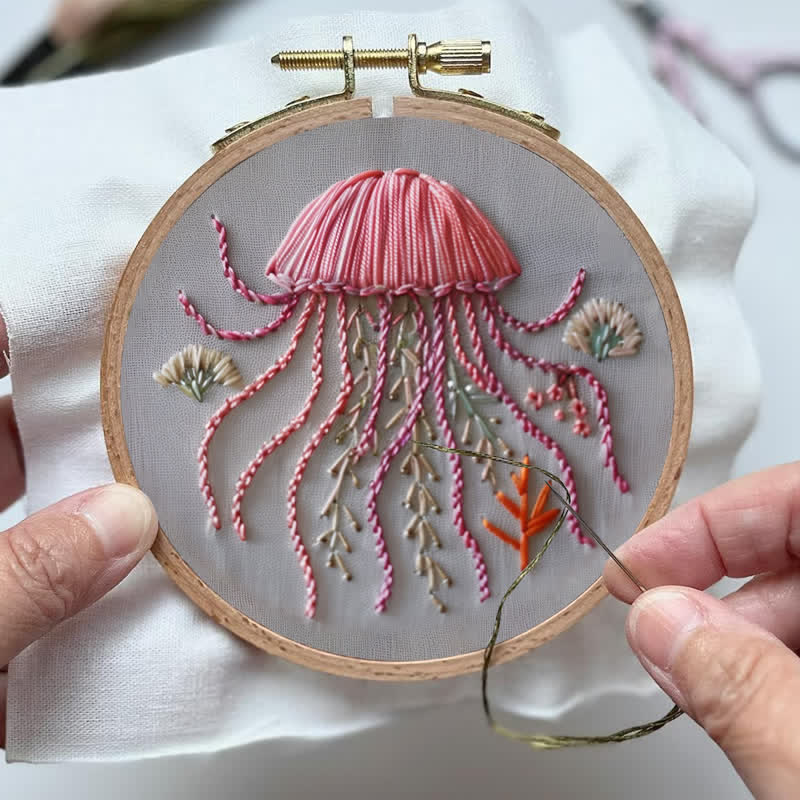 Rubbyoo Embroidery Kit - Happy Jellyfish - image 3