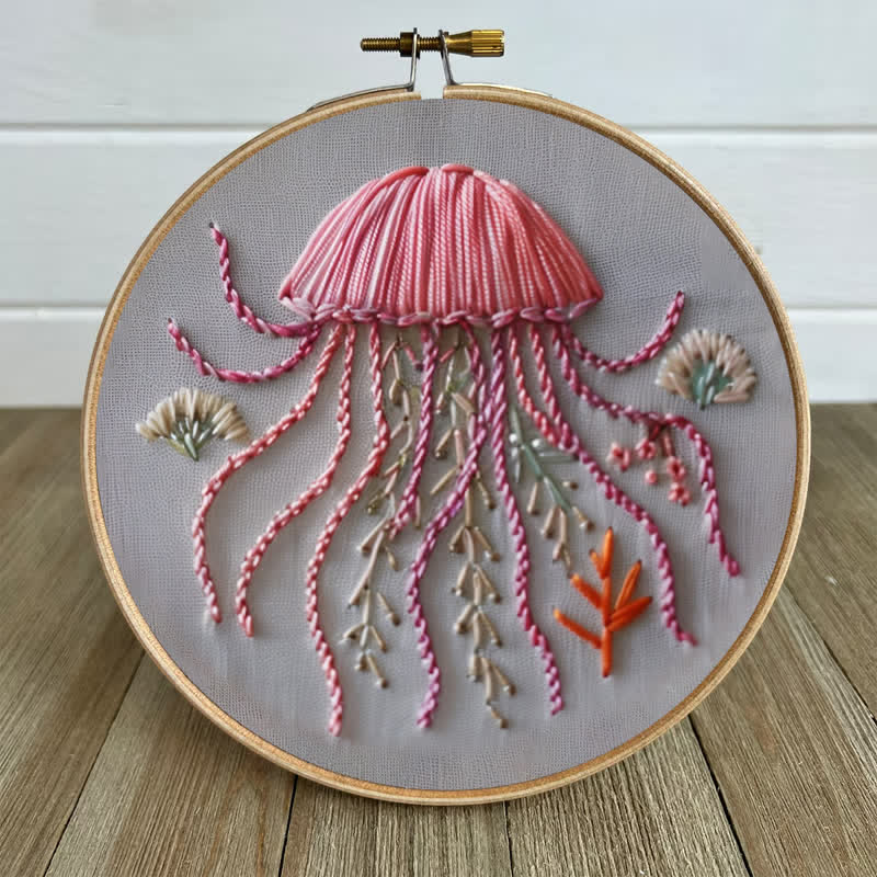 Rubbyoo Embroidery Kit - Happy Jellyfish - image 6