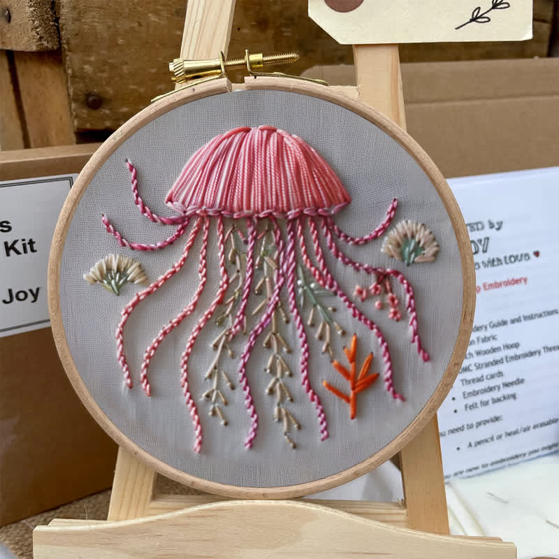 Rubbyoo Embroidery Kit - Happy Jellyfish - image 7