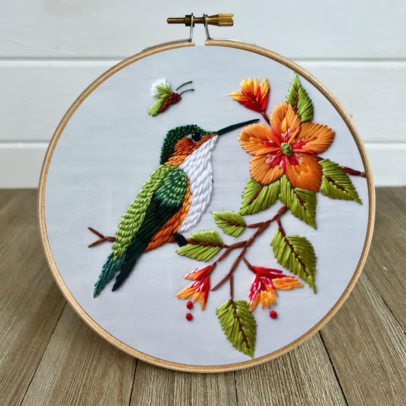 Rubbyoo Embroidery Kit - Beautiful Hummingbirds  - image 5